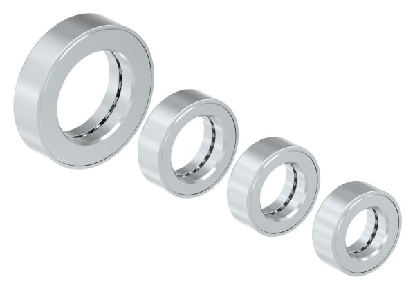 Axial Kugellager verzinkt AussenØ 22 mm InnenØ 14 mm H 7-3 mm-88-11400.14