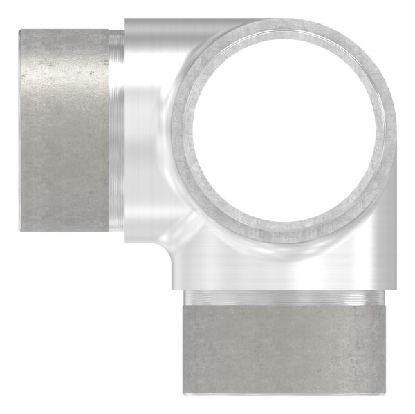 Kreuzstueck mit unterschiedlichen Abgaengen- fuer Rohr Ø 42-4x2-0 mm V2A-11-3663.4