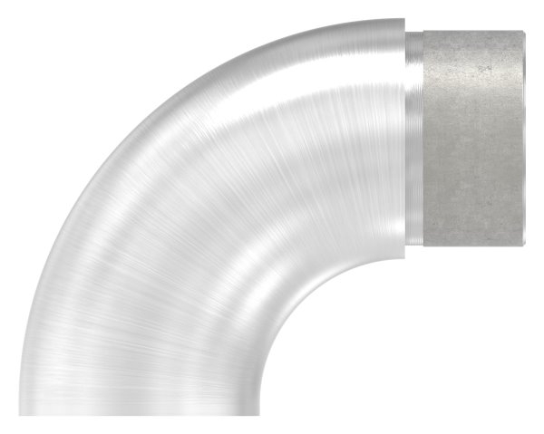 Endstück 90° flach, für Rohr 40,0 x 2,0mm