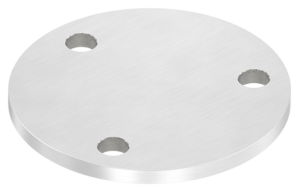 Ankerplatte Ø 100 x 6 mm mit 3 Bohrungen á Ø 11 mm V4A-11-2260.1