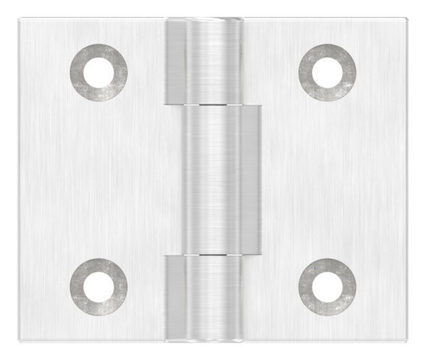 Anschraubscharnier für flache Profile, V4A