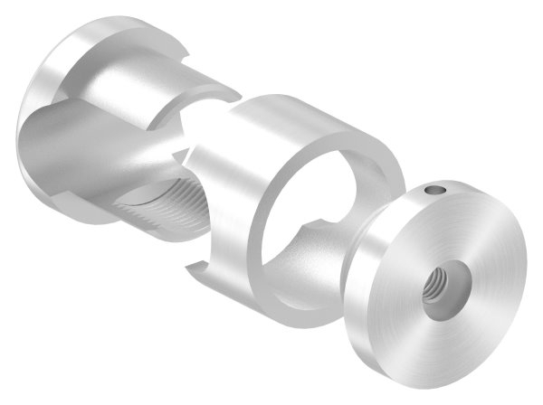 BRENK-fix® Grundhalter für Stäbe Ø 20mm, ALU