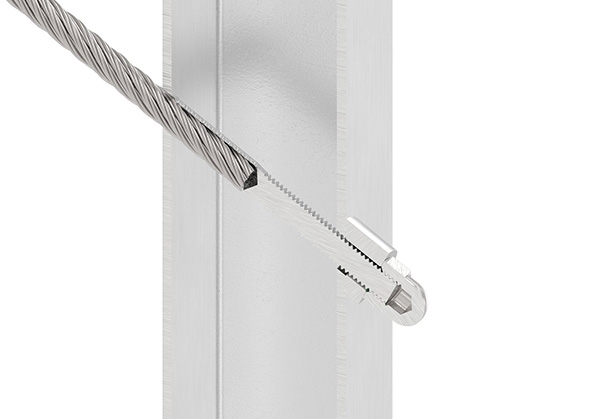 Formanschluss | für flachen Anschluss | Gewinde M8 | V2A