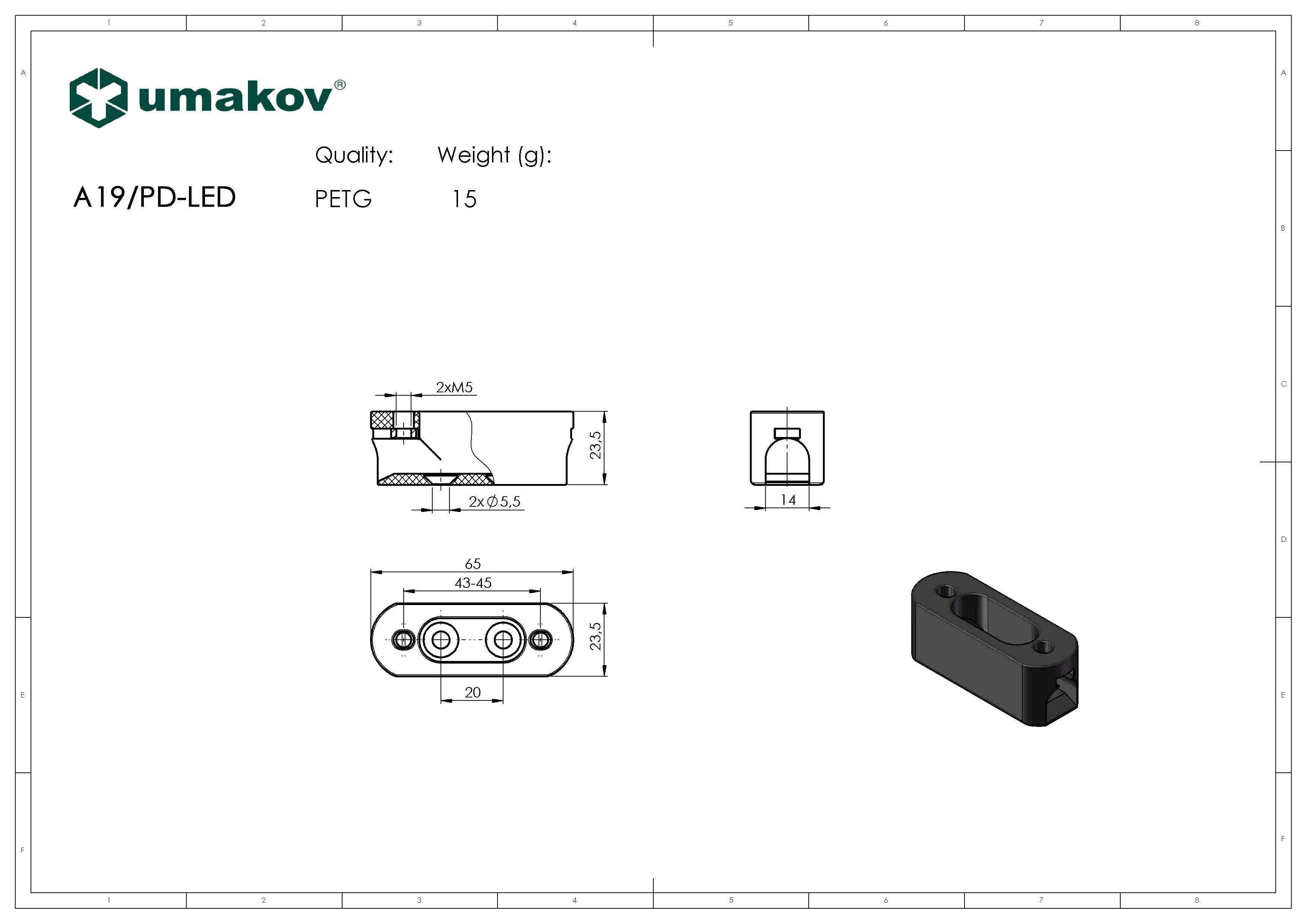 LED Profilhalter PVC-Kunststoff fuer LED-Handlauf-89-11A19PDLED-A.4
