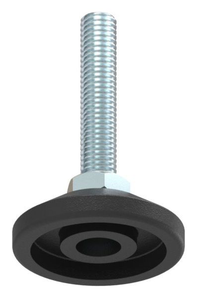 Justierschraube mit Innensechskant Fuss-Ø 38mm, M8 x 40