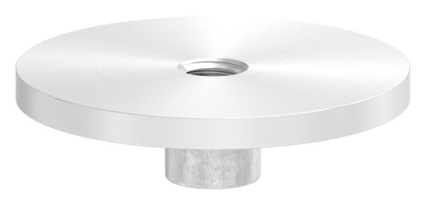 Platte flach mit M8 fuer Rohr Ø 48-3 mm V2A-11-5268.4