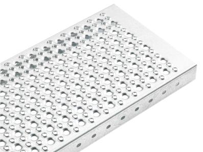 Blechprofilstufe | Typ N | Maße: 800x240x70 mm | S235JR, im Vollbad feuerverzinkt