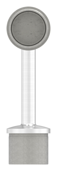 Stopfen für Rohr 42,4 x 2,0mm, oben mit Gelenkstück, V2A