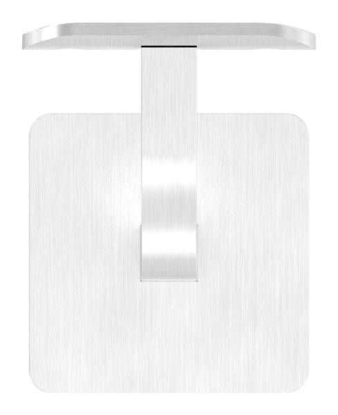 Handlaufhalter mit Cliprosette und Halteplatte für Ø 42,4 mm V2A