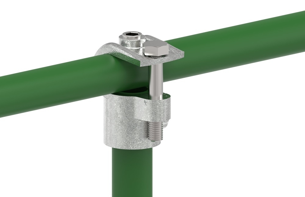Rohrverbinder T-Stueck offen Ø 60-3 mm -2- - Temperguss verzinkt - 135E60-135E60