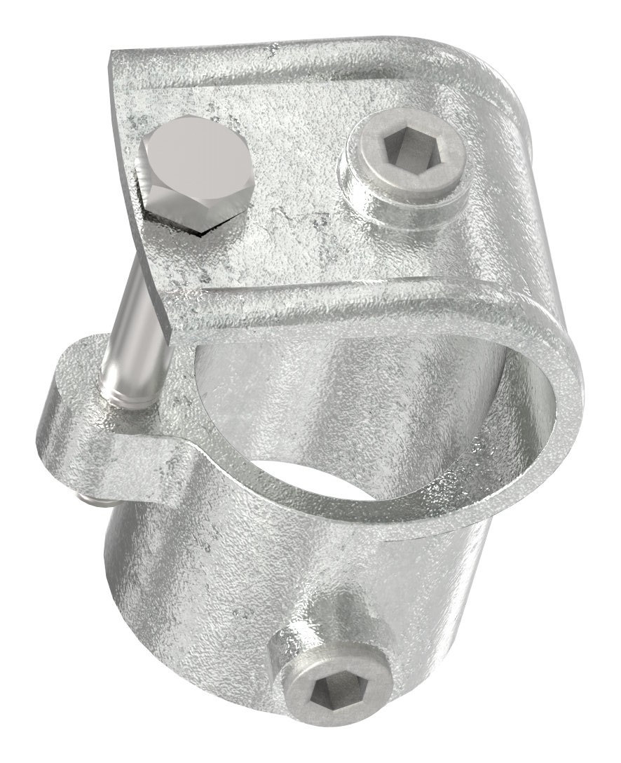 Rohrverbinder T-Stueck offen Ø 48-3 mm -1 1-2- - Temperguss verzinkt - 135D48-135D48