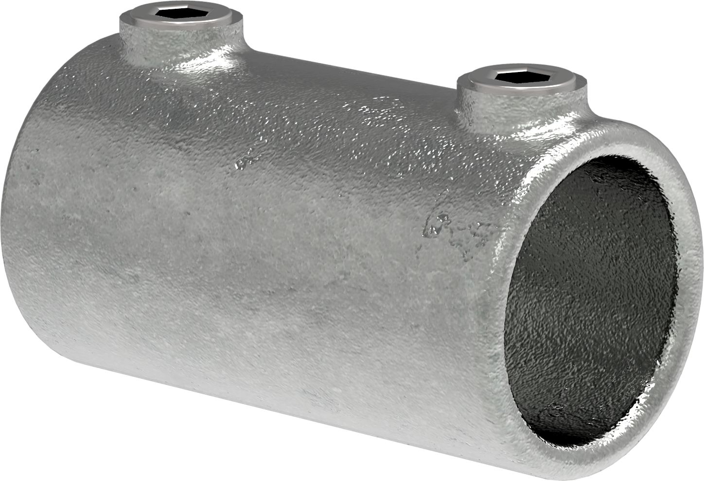 Rohrverbinder | Verlängerungsstück außen | 149C42 | 42,4 mm | 1 1/4" | Feuerverzinkt u. Elektrogalvanisiert