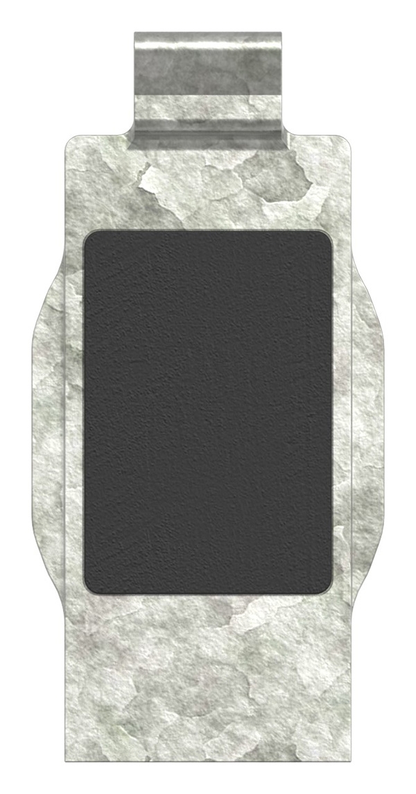 1 Sicherungsboden zu Glasklemme 55x65x37-5 mm AbZ Edelstahleffekt-10-3220ABZ.2