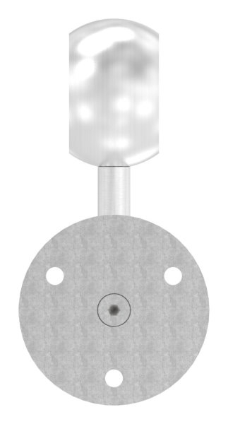 Handlaufhalter mit Kugelring fuer Rundrohr Ø 42-4 mm V2A-11-2117.4