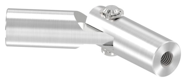 Gelenk zu Wandhalter Edelstahl V2A 2x M10 Gewinde geschliffen Korn 240-88-1150640-240-GL.WH
