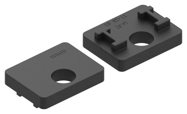 Gummieinlage Gummi fuer Glas 4-0 mm fuer Glasklemme Modell 26-88-112604.GU