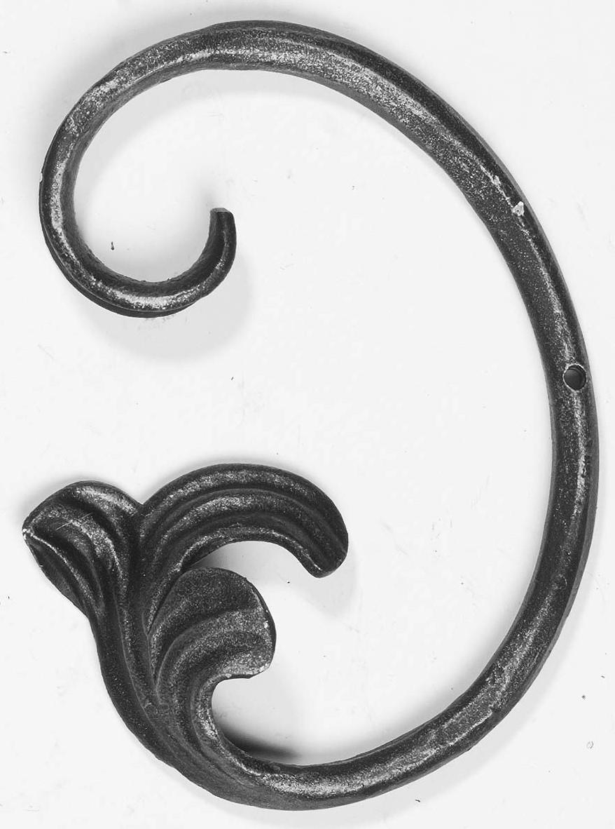 Laendliches Barock - Masse- 120x170 mm - Material- Ø 10 mm - Stahl S235JR- roh-30-1872.8