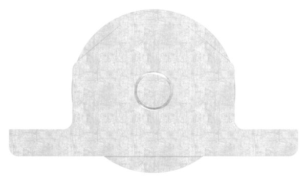 Schiebetorrolle- Ø 88mm- V2A-88-11338-90.VA