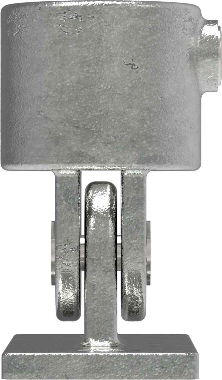 Rohrverbinder | Gelenkfuß | 169A27 | 26,9 mm | 3/4" | Temperguss u. Elektrogalvanisiert