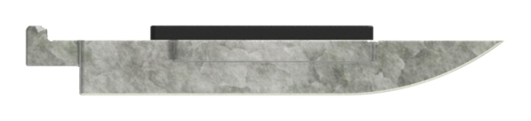 1 Sicherungsboden zu Glasklemme 63x45x30 mm AbZ Edelstahleffekt