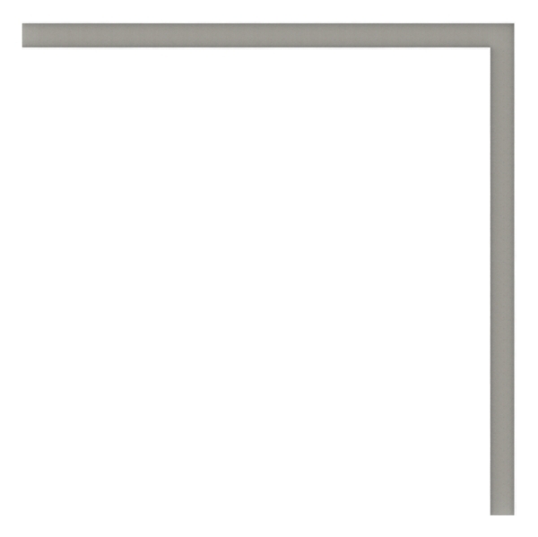 Edelstahl-U-Profil 90° Ecke, 500 x 500mm, V4A