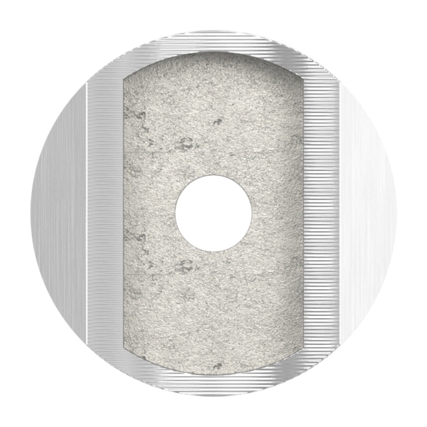 Rohrsattel zum Kleben für Rundrohr Ø 33,7x2,0 mm V2A