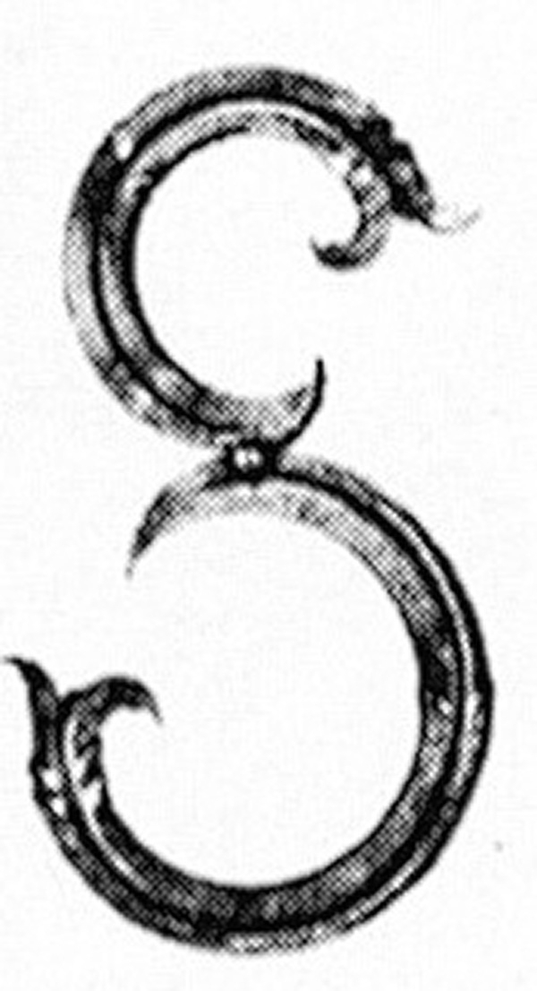 Buchstabe S | Groß | 180x100 mm | Stahl (Roh) S235JR