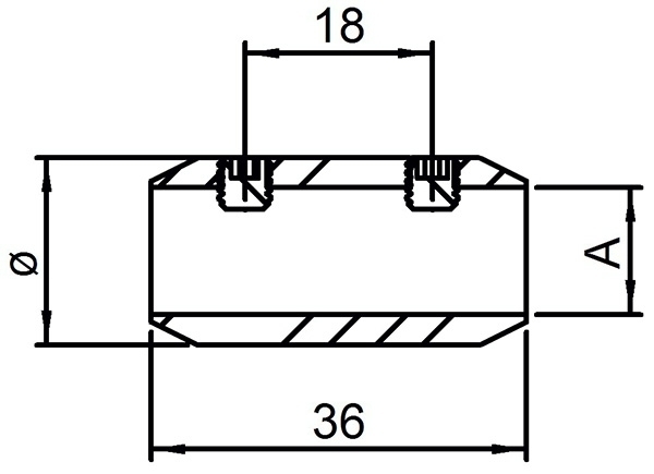 Rundstabverbinder - Gerade Ø 10 bis Ø 14 mm-11-1643.4