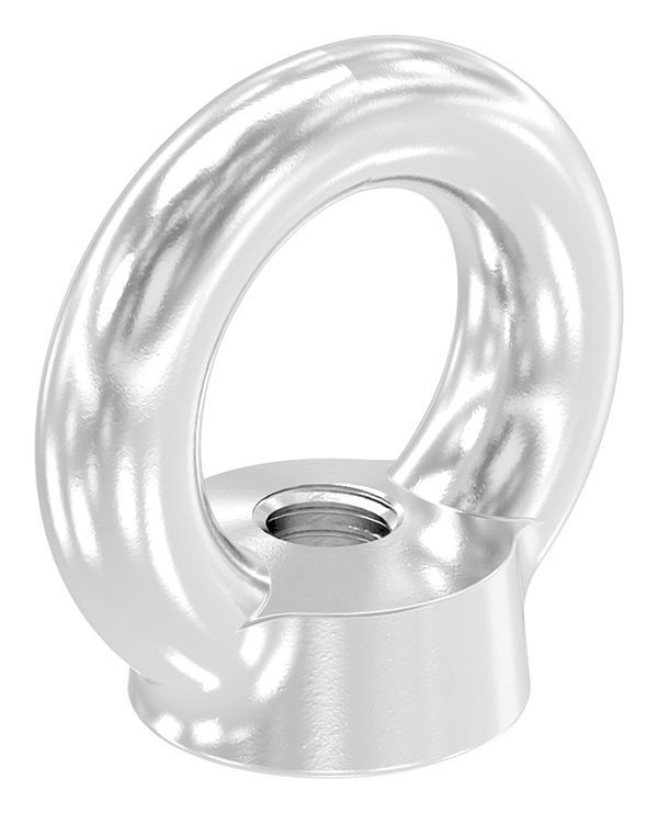 Ringmutter Edelstahl V4A Innengewinde M6 Rundeisen 6 mm DIN 582-88.11100073006