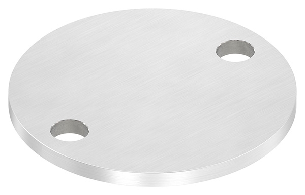Ankerplatte Maße: 100x6 mm Längsschliff V2A