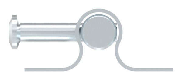 Torriegel - Laenge- 120 mm - verzinkt - zum Anschrauben-30-3858.8