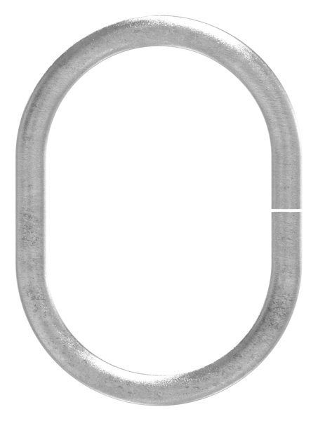 Ring | oval | Material: 12 mm | Außen-Ø: 150x110 mm | Stahl S235JR, roh