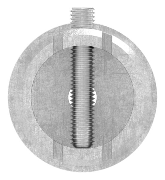 Anschlussstueck V2A 90° fuer Rohr 48-3 mm Anschluss oben 48-3 mm Klemmschraube-11-3639.4