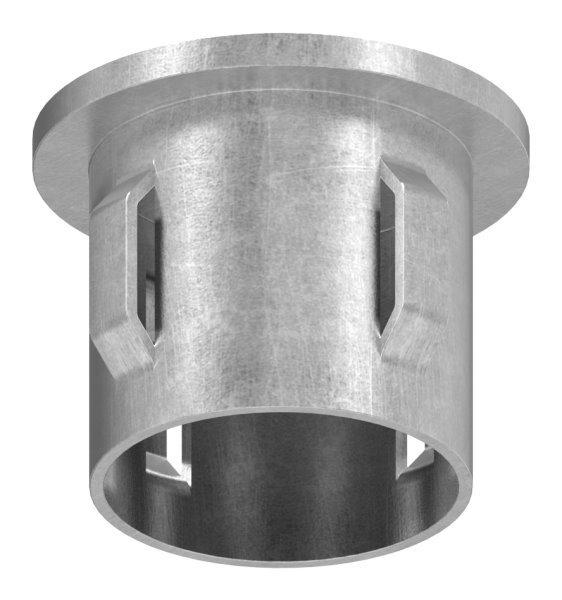 Stahlstopfen flach | für Rundrohr Ø 33,7x1,8-2,2 mm | Stahl S235JR, roh