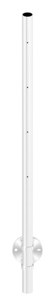 Gelaenderpfosten seitliche Montage fuer 4 Querstabhalter M6 Laenge- 1190 mm V2A-14-0020.4
