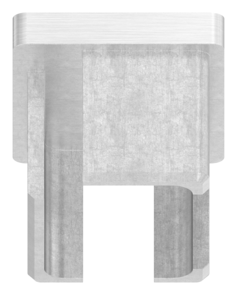 Endkappe fuer Rohr 40x30x2-0 mm zum Kleben V4A-11-2409.1