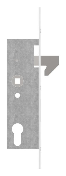 Einsteckschloss verzinkt Edelstahl Stulpe Dornmass 35 mm Hakenfalle Schiebetor-11-3926.4
