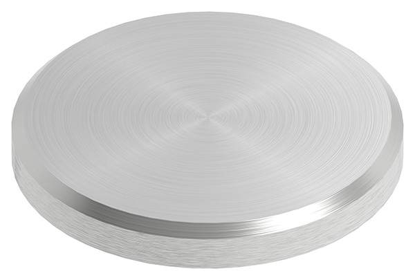 Ronde | Maße: Ø 33x4 mm | mit Rundschliff + Fase | V2A