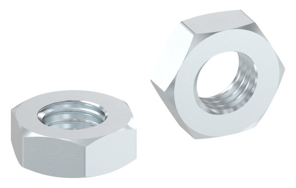 Sechskantmutter M12, flache Form