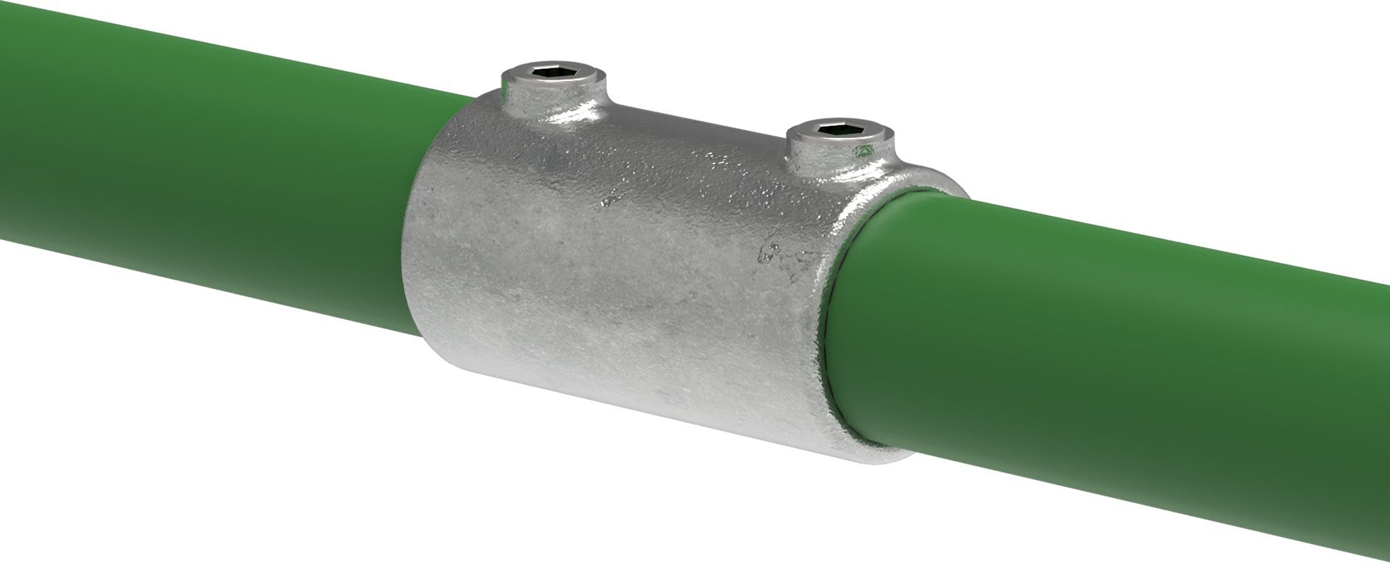 Rohrverbinder | Verlängerungsstück außen | 149C42 | 42,4 mm | 1 1/4" | Feuerverzinkt u. Elektrogalvanisiert