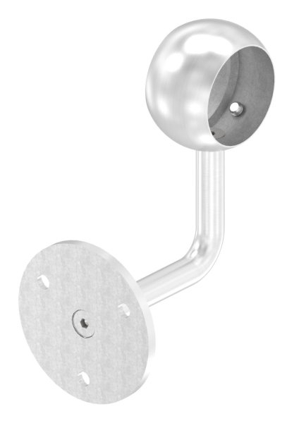Handlaufhalter mit Kugelring für Rundrohr Ø 42,4 mm V2A