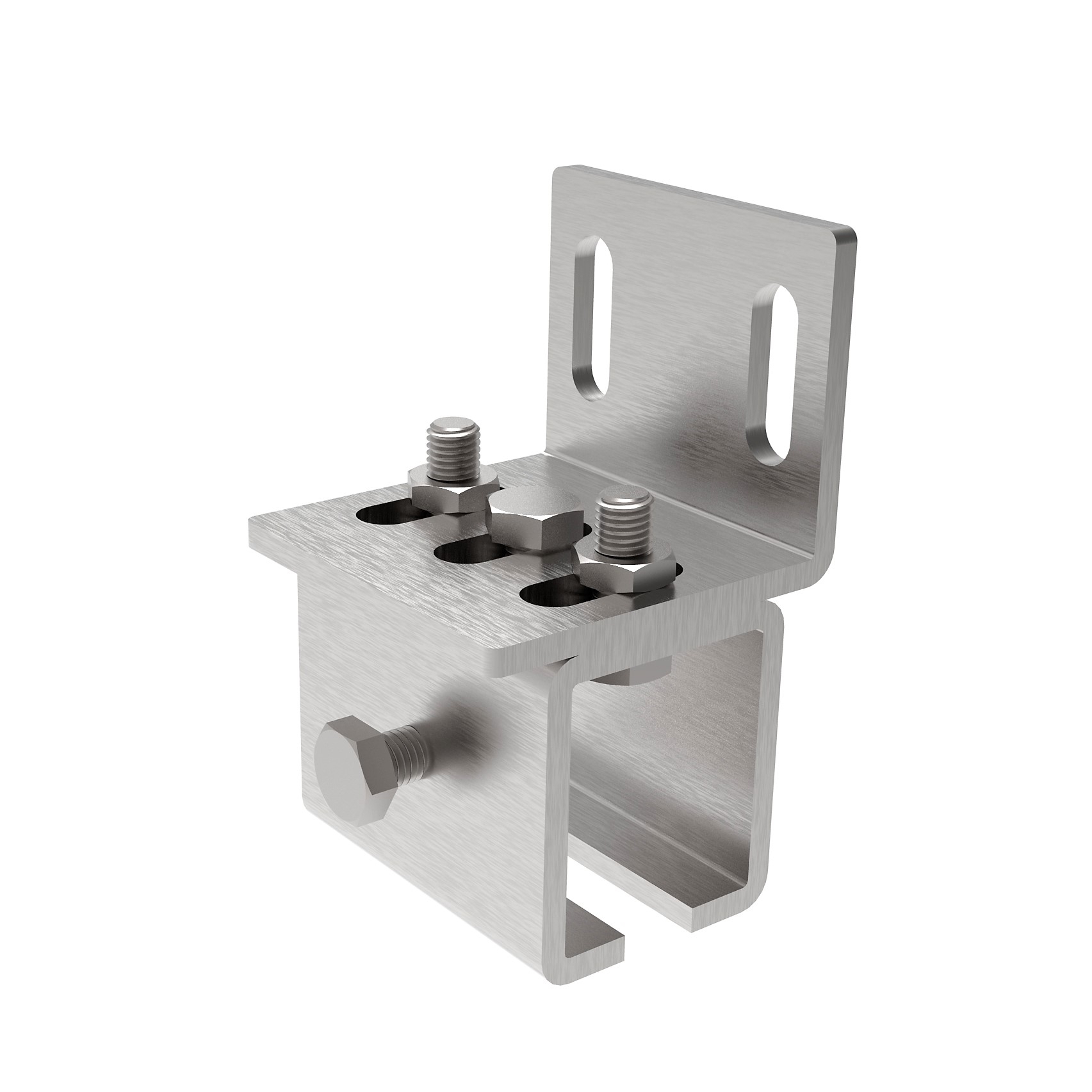 Seitenwandhalter Stahl verzinkt fuer Profil 42x54 mm zur Seitenmontage-89-11H47B42X54-A.4